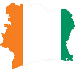 Cote d'Ivoire flag pin map location 2023050377