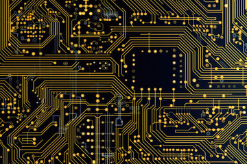 Circuit board pattern, abstract technology circuit board vector background.