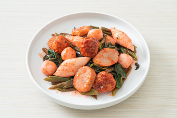  Stir Fried Fish Balls with Yentafo Sauce