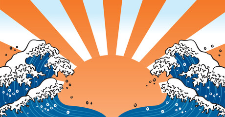 海 波 横長ポスター


