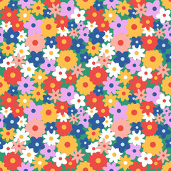 seamless pattern with flowers