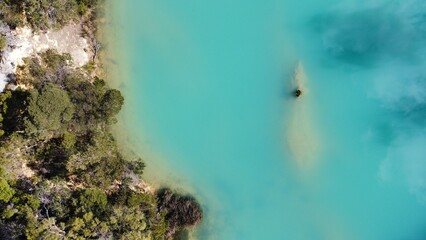 Little Blue Lake in Tasmania, Australia