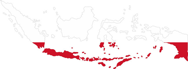 Indonesia flag pin map location 20230503112