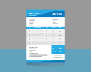 Invoice design.