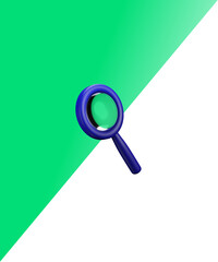 magnifying glass 3d icon