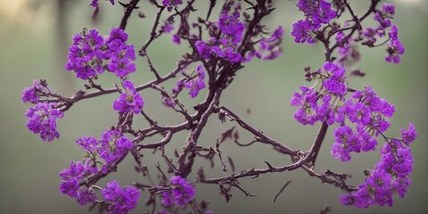 Obraz na płótnie Canvas flowers on a branch