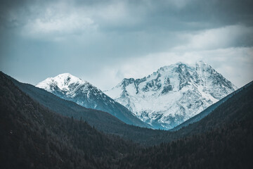 Fototapeta premium mountains in the snow
