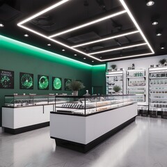 Modern Retail Store or Dispensary Layout