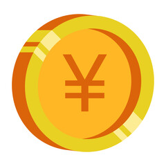 Yen currency coin