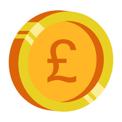 Pound currency coin