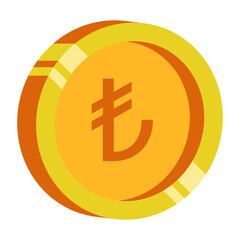 Obraz premium Lira currency coin