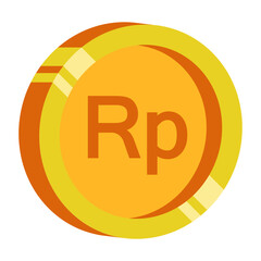 Rupiah currency coin