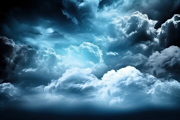 Obraz premium beautiful sunset sky with colorful clouds Generative AI