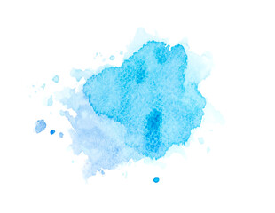 blue watercolor