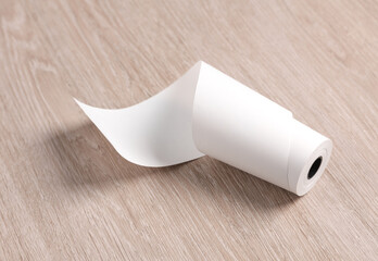 Roll of cash tape on the table