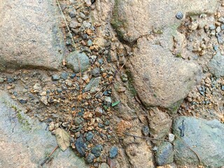 abstract top view of carving mountain earth soil, brown color tone, oxidized and very fertile soil brown clay nature background, texture,full frame, flat surface backdrop for photography, out of focus