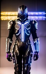 Fototapeta premium Cybernetic Warrior