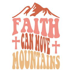  Christian retro isolated typography design