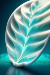 abstract blue background leave