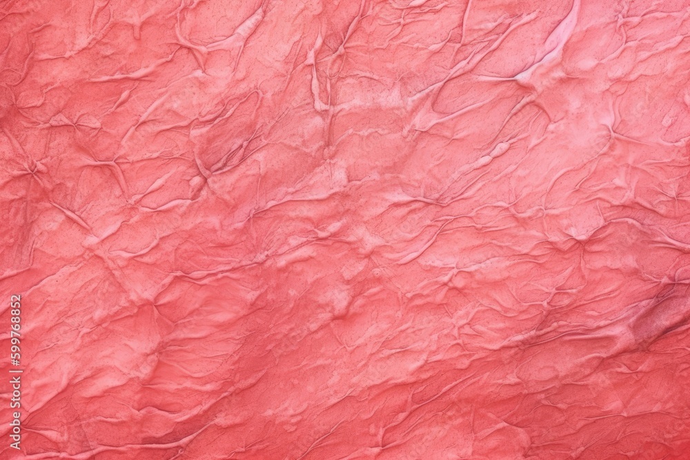 Poster close up of a textured red paper background generative ai