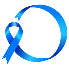 Blue Awareness Ribbon: Raising Awareness and Support for Various Causes Including Child Abuse, bullying, malaria, sex trafficking, rheumatism, and water safety.