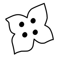 Hand Drawn Leaf Sketch Outline 