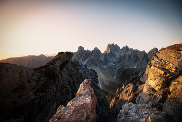 Fototapeta na wymiar Sunrise Dolomites