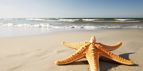 animal crab, shell, oyster, starfish with generative ai