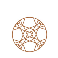 Hand drawn line abstract design 