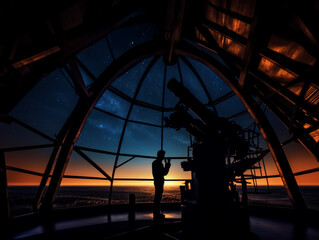 Cosmic Explorer: Amateur Astronomer and the Night Sky