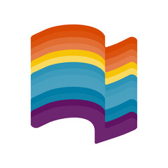 colorful Maiden Tower Baku city logo