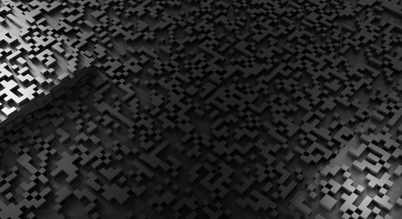 cube pixel background texture pixel pattern wallpaper dark black geometric mosaic square abstract block cube illustration 3d dice