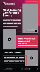Coming Conference Event Promotion Starter Pack | Feed, Story, Flyer Series