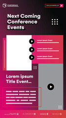 Coming Conference Event Promotion Starter Pack | Feed, Story, Flyer Series