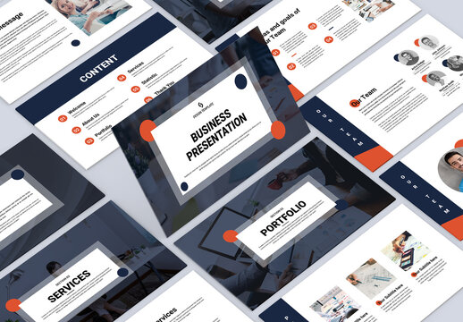 Business Presentation Infographic Design Template