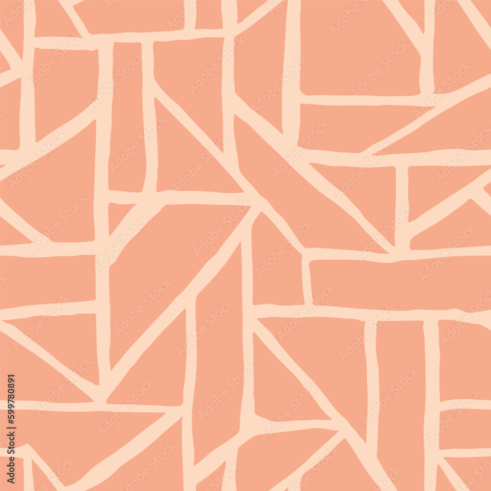 Poster seamless abstract hand drawn pattern