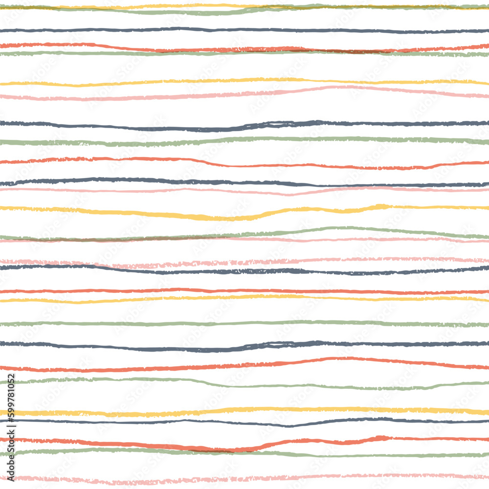 Poster seamless hand drawn pattern with hand drawn lines