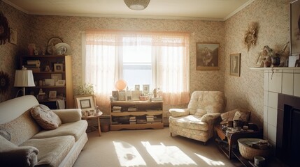 Sentimental Retreat: A Nostalgic 80s Living Room 4. Generative AI