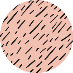 round abstract shapes, backgrounds, patterns, icons for social networks. Drawn doodle shapes, curves, lines, spots, drops. Fashionable modern trend. Vector illustration.