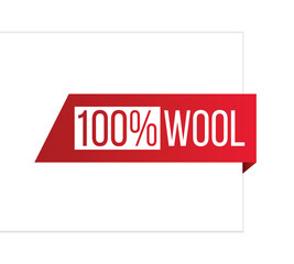 100% Woo message on ribbon banner.