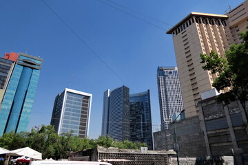 Mexico. Immeubles modernes.