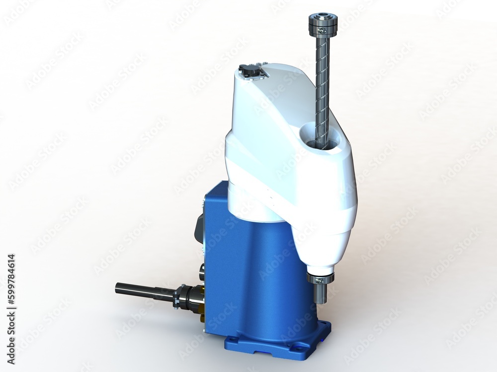 Poster denso 4-axis scara robots hs45452 3d model