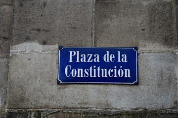 Plaza de la Constitucion. (Place de la constitution)