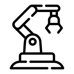 robotic Line Icon