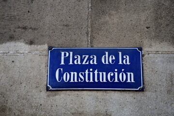 Plaza de la Constitucion. (Place de la constitution)