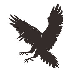 crow vector illustration