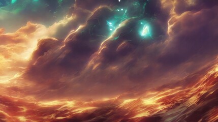 Abstract Background HD, AI Generated 