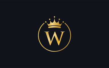 Royal vintage golden jewel crown vector and gold crown logo, art and symbol with the letter and alphabets. Letter and alphabets vector logo designing