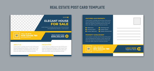 Real estate home for sale template