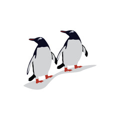 penguin graphic vector